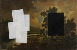 Hell-Dunkel Malerei (Düsseldorfer Malerschule), 1919-2017, acrylics on oil on canvas, 91✕141cm 