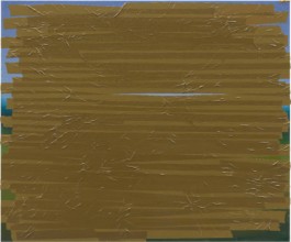 Raw Umber Landscape, 2019, oil on canvas, 100x120 cm 