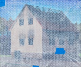Einfamilienhaus, 2015, oil on canvas, 50✕60 cm 