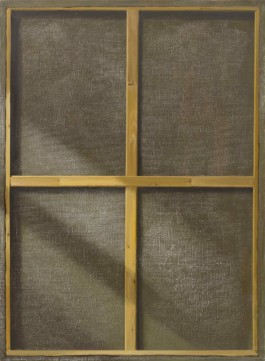 Fenster (Auf Pappe) II, 2011, oil on canvas, 150✕110 cm 