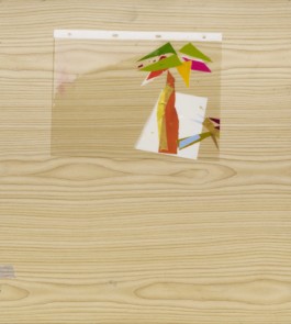 Palmenbingo, 2018, oil on fake wood, 58x52 cm 