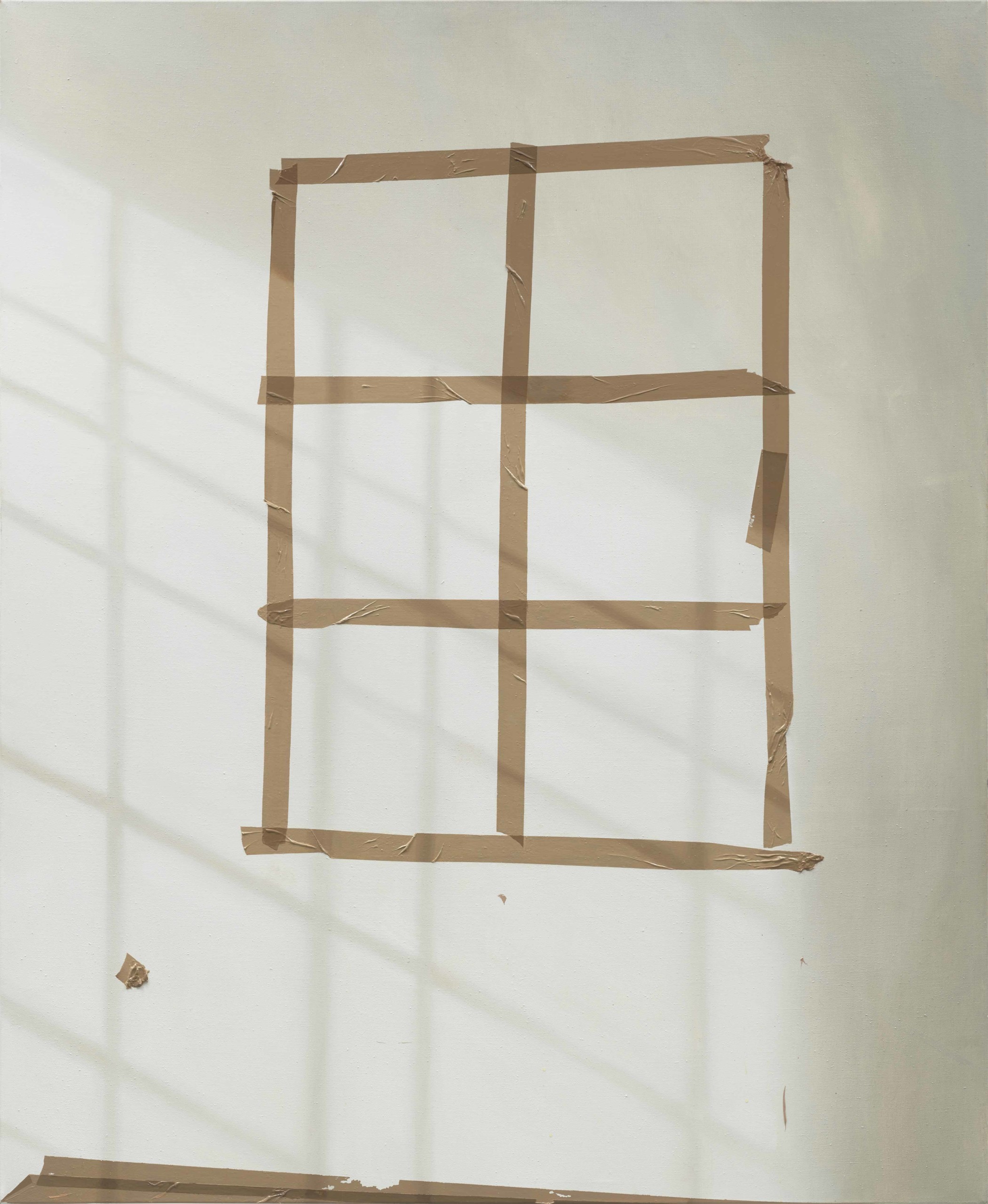 Window(closed), 2019, oil on canvas, 220✕180 cm 