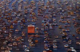 Jam, 2010, oil on canvas, 220✕320 cm, two parts 