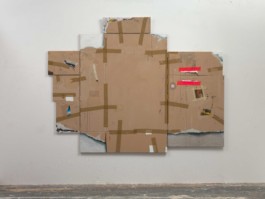 Malerkoffer III, 2013, oil on canvas and wood, hinges, 170✕220 cm 