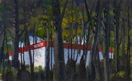 REWE group, 2012, oil on wood, 60✕90 cm 