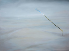 Sehschlitz, 2017, oil on canvas, 180x240 cm 