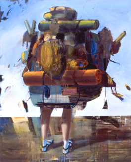 The Backpacker, 2015, oil on canvas, 210✕170 cm 