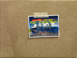 Übermalung (Fragil), 2014, oil on canvas, 30✕40cm 