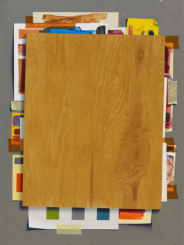 Wood on Wood, 2016, oil on wood, 80x60 cm 