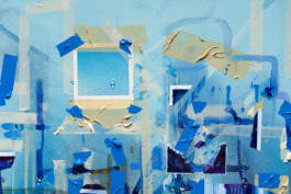 WTP (Pola Void), 2022, oil on canvas, 140 x 100 cm 